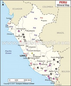 Mapa del Peru , Mapa de Peru