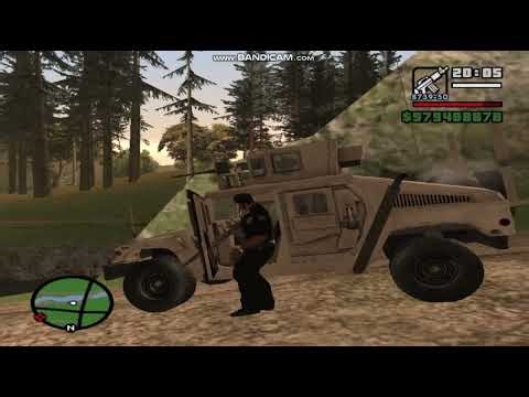 Grand Thef Auto San Andreas Humvee H3 M988 Police Federal
