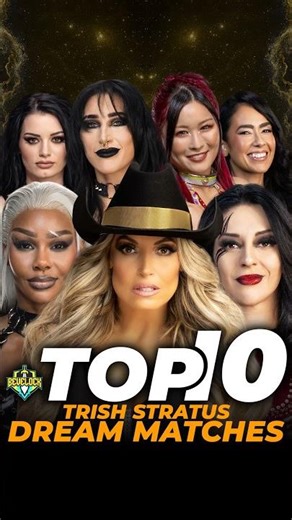TOP 10: Trish Stratus Dream Matches #WWE #Bevelock #TrishStratus #Shorts