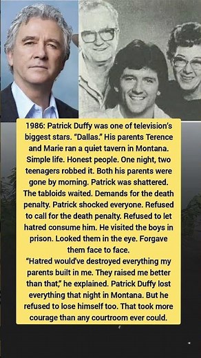 Patrick Duffy’s Incredible Story of Forgiveness After Tragedy