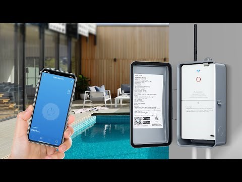 SURAIELEC WiFi Smart Pool Pump Timer, 120, 240, 277 VAC, 40 AMP, Model UBTW01M