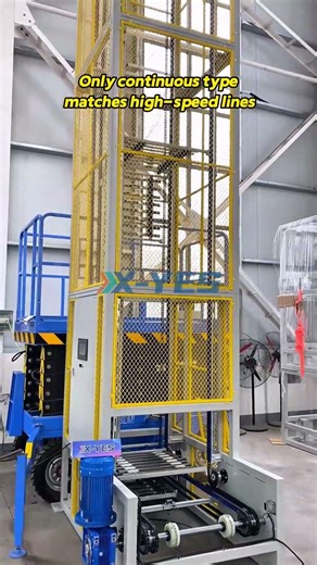 Continuous Vertical Conveyor | 1000 Cartons/Hour Z-Type System with Visible Flow
