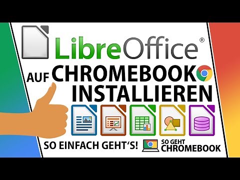 LibreOffice 7 Introduction: Installing on Chromebook | Beginner's Tutorial | German | 2021
