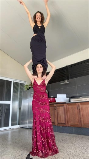 Never done this in a dress before 😅