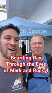 BTS: First steps on board Norwegian Escape! Join us as we go through the boarding process. 🚢