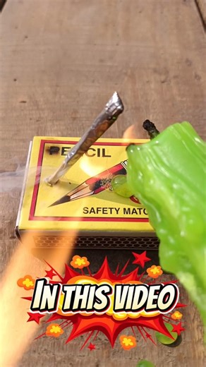 Matchstick Rocket 🚀 | Aluminium Foil Experiment 😱