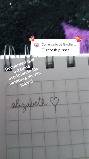 saluditos a elizabeth💝
