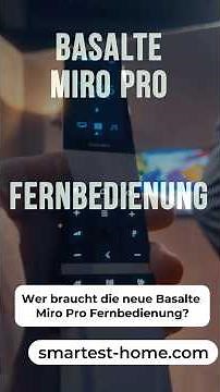 🍿Basalte MIRO PRO: Remote control, yes, but for whom? #knx #basalte #homecinema #housebuilding #r...