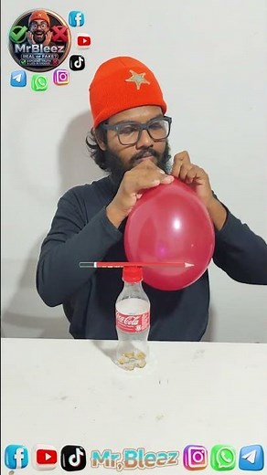 DIY Static Magnetic Force: Fascinating Physics Experiment with a Balloon #StaticElectricity #DIY