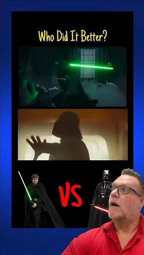 Luke Skywalker vs Darth Vader Hallway Scene Who Did It Better? #StarWars #LukeSkywalker #darthvader