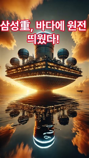 삼성중공업, 바다에 원전이 떠올랐습니다!#삼성중공업 #FSMR #SMR #원자력투자 #친환경에너지 #해상원전 #소형모듈원자로 #투자정보