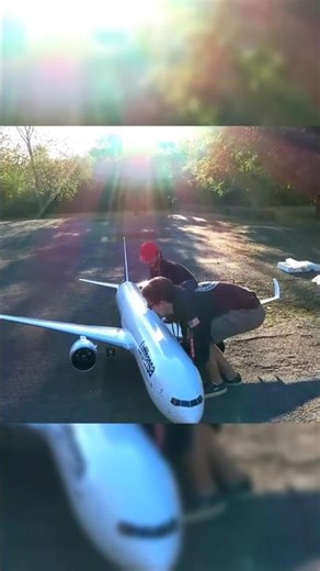 RC SCLAE Boeing 777-300er , Realistic RC Plane #aviation #rcplane