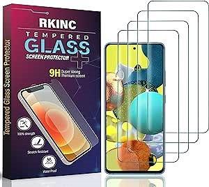 RKINC Screen Protector [4-Pack] for Samsung Galaxy S21 Plus/Galaxy S21+ 5G, Tempered Glass Film Screen Protector, 0.33mm [LifetimeWarranty][Anti-Scratch][Anti-Shatter]