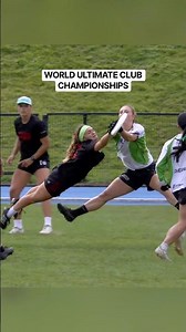 Laura Blume gets the layout block at WUCC #ultimatefrisbee