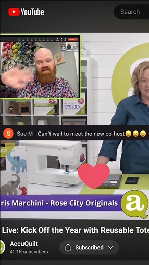 4.2K views · 78 reactions | Did you catch me on AqquQuilt Live today? If not, check the replay on the AQ YouTube Channel now! I was certainly feeling the love in the live chat :) AccuQuilt #aqgogetter ##alive | Rose City Originals | Facebook