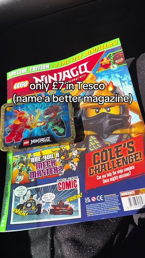 LEGO Ninjago Magazine Only £7 with 2 Figures