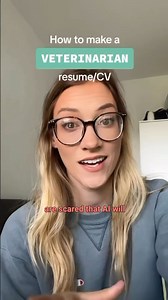 Vet school was hard enough, use this video to help you make the perfect resume for your veterinary job search! #veterinary #veterinarian #jobsearch #resume #vet | Kickresume