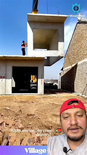 Foldable House Installation by Crane – Amazing Modular Home Setup #sorts