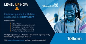 Upgrade your skills. Upgrade your future. Level up your skills and unlock your dream career with TelkomLearn. We've got 98 courses in everything from digital marketing to AI. Start learning for FREE: https://www.telkomlearn.co.za/ #TelkomLearn #FreeEducation #OnlineLearning #Upskill #DigitalSkills #FutureOfWork #Sponsored | 702 | Facebook