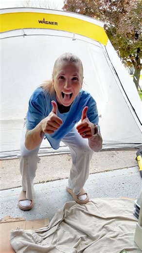 Wagner spray tent set up