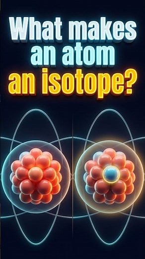 What makes an atom an isotope? #Shorts