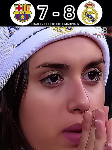 Real Madrid 🆚 Barcelona pinalty shootouth imaginary 2027 #footballedizt