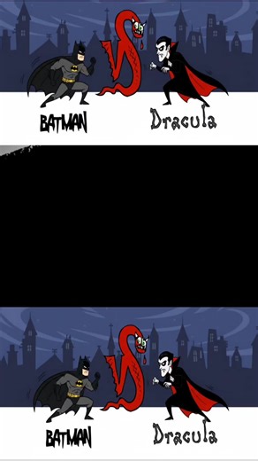 Batman vs Dracula Part 2 🎥 #animation #cartoon #batman #dracula #fyp