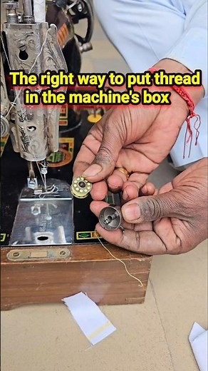 🧵😎An easy way to thread a sewing machine | sewing machine tips #silaisolution