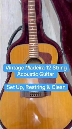 12 String Guitar #guitar #fender #12stringguitar #luthier #guitarsetup #guitarservice #restring #amp