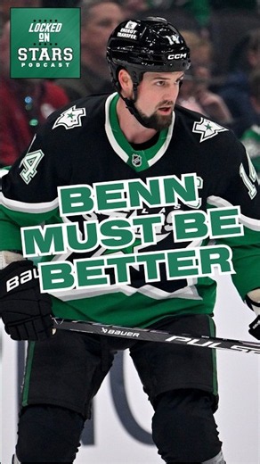 Jamie Benn Must Be BETTER In The Playoffs For The Dallas Stars
