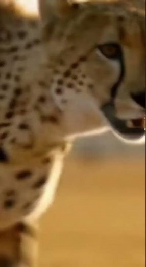 Cheetah vs. Hare: Savannah Sprint! 💨🐇 #WildlifeChase #SafariAction