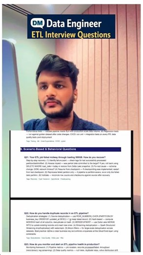 Top ETL Interview Questions for Data Engineers 2026 | Data Pipeline Questions #youtube #dataengineer