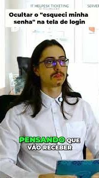 Ocultar o 'esqueci minha senha' no GLPI