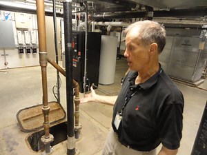 Darien Library Cleans Up After Basement Flood