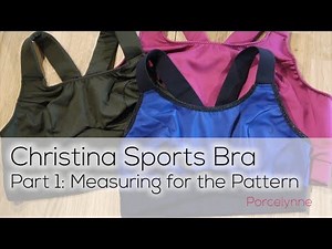Porcelynne Christina Sports Bra Part 1 - Measuring for the Pattern