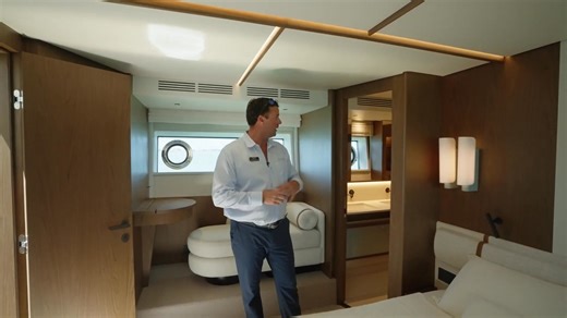 2025 Azimut 72 FLY Full Walkthrough | St Petersburg, Fla Part 16 | MarineMax Yachts | Facebook