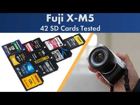 BEST SD CARD FOR Fujifilm X-M5 | 42 Memory Cards Tested
