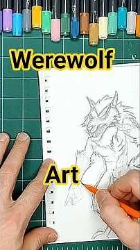 Drawing a Creepy Monster From Sketch to Scary Details!