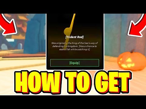 How To GET TRIDENT ROD & SHOWCASE In Fisch! Roblox