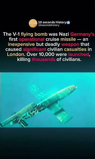 The Doodlebug Attacks: How the V-1 Targeted Civilians #worldwar2 #history #shorts #flyingbomb