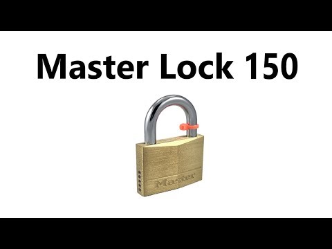 077 Unguttables: Master lock 150 pick and gut. Orange.