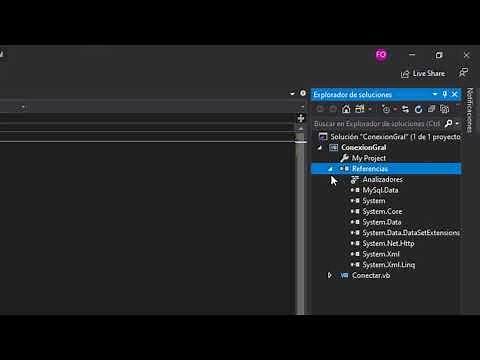 CREAR DLL DE CONEXIÓN A MYSQL CON VISUAL STUDIO 2019