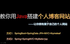 免费分享一个用Java搭建超好看的个人博客网站，Java学习者的福利，让你用有一个属于自己的网站
