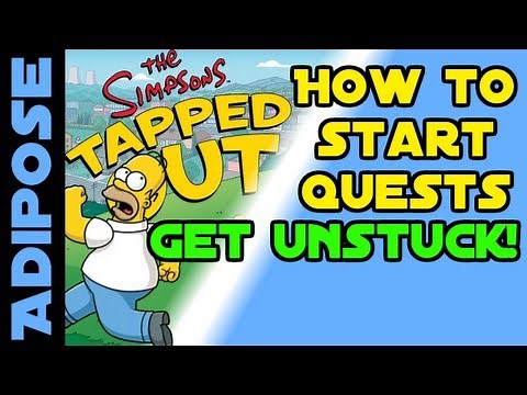 Simpsons Tapped Out-How to get Quests to start