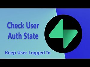 Check User Auth State in Supabase | Keep Users Logged In | Supabase Authentication