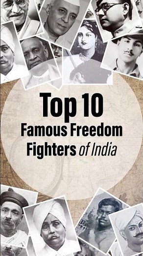 Top 10 Famous Freedom Fighters of India I #freedomfighter #india #minister #fighter