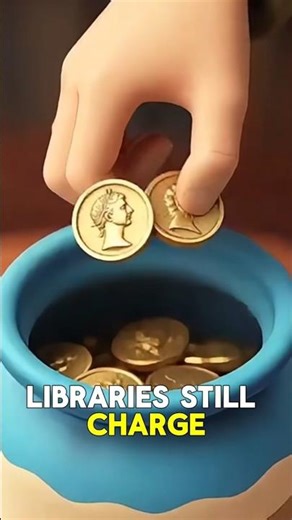 This library still charges fees in ancient coins 🪙 #shorts #history #weirdfacts #library #oldcoins