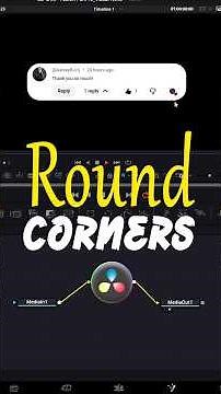 Smooth Rounded Corners in DaVinci Resolve | EDIT Trick for Everyone