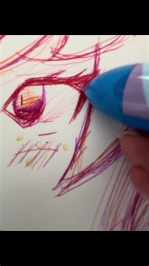 Drawing with a color changing pen#pen #art #random ￼