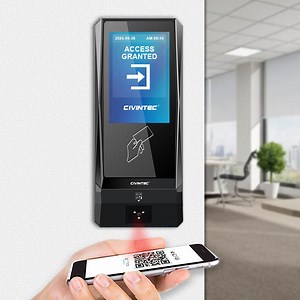 [Hot Item] CT5 Wiegand 13.56MHz RFID NFC Card Reader RS485 Access Control Qr Code Scanner Touch Keyboard Waterproof